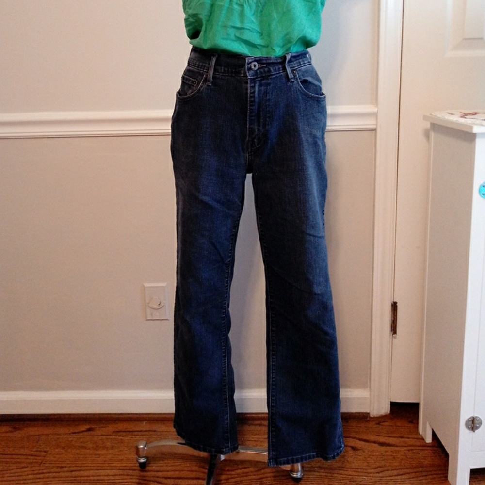 Levi's 505 straight leg. Blue jeans denim size 14